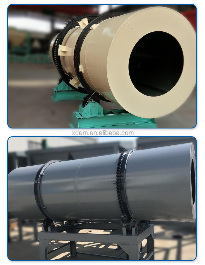 XDEM Rotary Coating Machine Compound Fertilizer Granule Coating