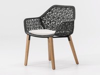 Jambes de jardin en bois, ensemble de chaises nouveau design en Aluminium, pour restaurant, patio