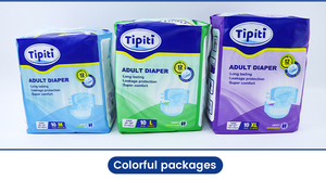 Échantillon gratuit OEM Super Soft Jetable 3D Leak Guard SAP Épais Couches Urinaires Adultes Tailles Imprimées Moyen Grand X Grand - Product Image 6