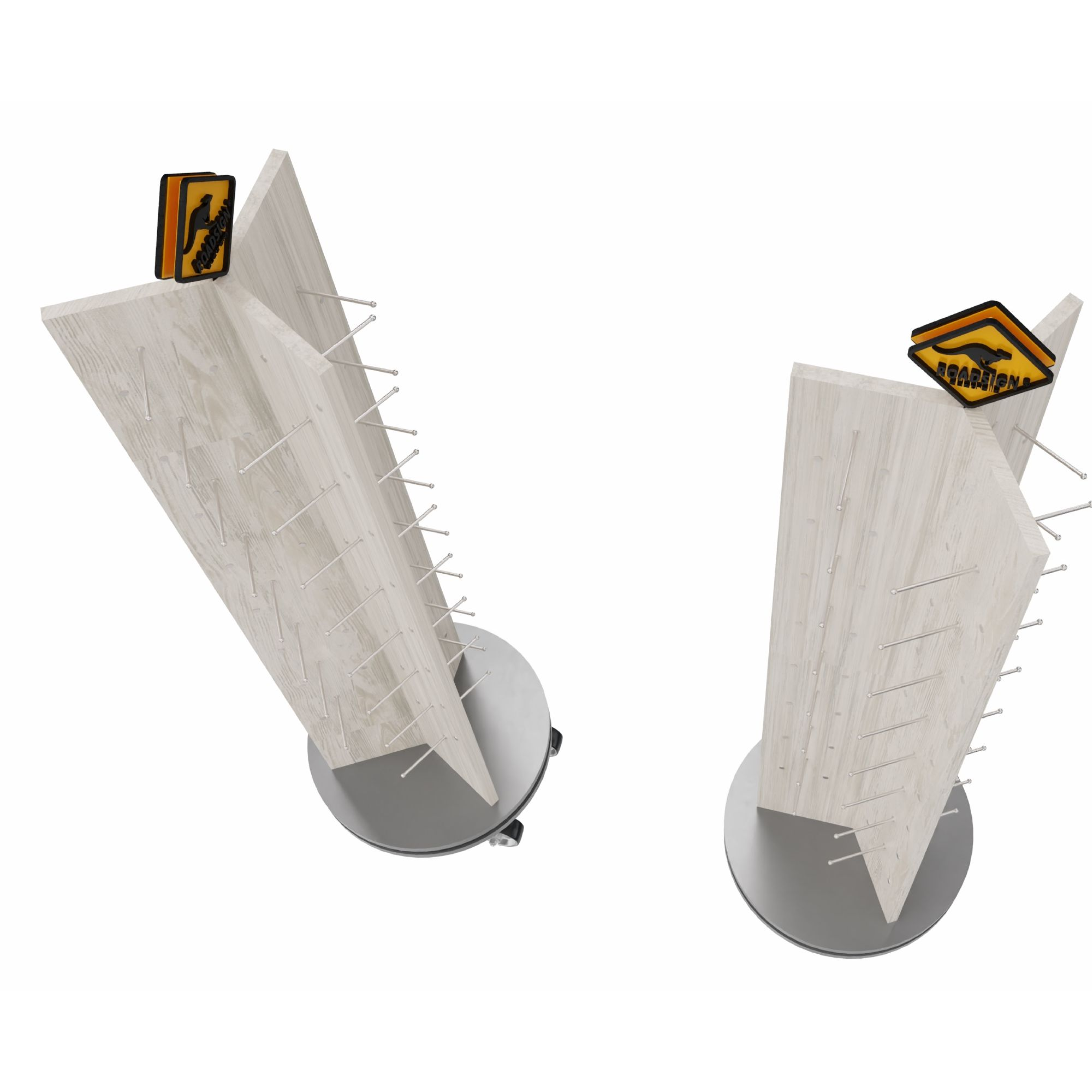Special Wooden Hole Board Display Rack for Luxury Stores in Shopping Malls, Suitable for Jewelry — view 5