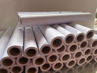 Rollos de papel de plotter CAD blanco de 914mm * 150m, papel de dibujo de ingeniería de inyección de tinta de 20lb
