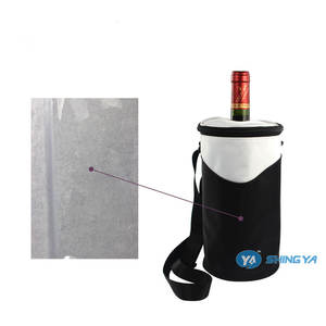Werbe isolierte 420D PVC Gel Weinflasche Eis kühler Tasche Einzel flasche 420D Gel Kühltasche - Product Image 4