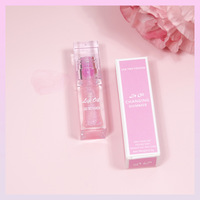 Baume à lèvres changeant de couleur personnalisé, huile à lèvres scintillante, gloss à lèvres, marque privée, couleur changeante en fonction du pH, huile à lèvres transparente vegan, brillant rose, huile à lèvres repulpante