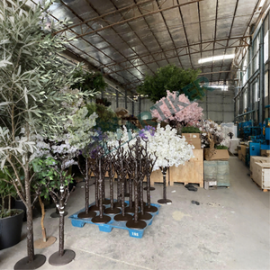 Arbre d'<span class=keywords><strong>olivier</strong></span> artificiel moderne en soie et plastique de 280 cm (9 pieds), durable, pour l'extérieur, idéal pour les hôtels et les bureaux, décoration élégante en verdure. - Product Image 6