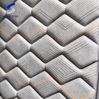 Tissu matelassé tricoté extensible et respirant au design moderne et populaire pour matelas