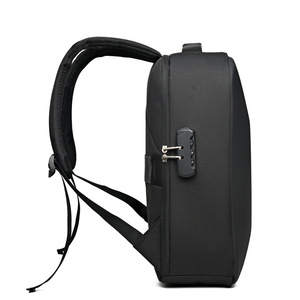 <span class=keywords><strong>Sac</strong></span> à <span class=keywords><strong>dos</strong></span> rigide pour hommes, chargement USB, verrouillage par mot de passe, anti-éclaboussures, durable, <span class=keywords><strong>sac</strong></span> de voyage pour ordinateur portable de 15.6 pouces - Product Image 2