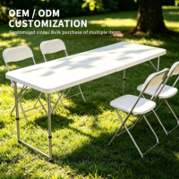 Table de camping personnalisée légère réglable en hauteur portable pour pique-nique événements de jardin