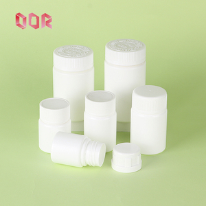 Botella de plástico HDPE blanca de varios tamaños, contenedor vacío para medicamentos, para cápsulas, tabletas, vitaminas, suplementos, con posibilidad de logotipo personalizado. - Product Image 2