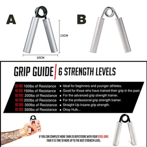 <span class=keywords><strong>100</strong></span> 350 <span class=keywords><strong>Lbs</strong></span> resorte acero resistencia ejercitador gimnasio Fitness equipo ejercicio fortalecedor entrenador empuñadura para brazos - Product Image 3