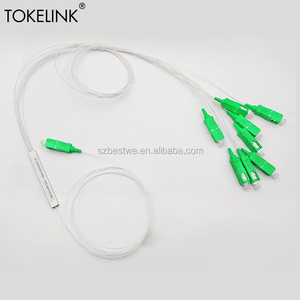 ตัวแยกไฟเบอร์ออปติก 1*2 1*4 1*8 1*16 1*32 1*64 พร้อมหัวต่อ SC / APC ตัวแยก PLC 1x8 - Product Image 5