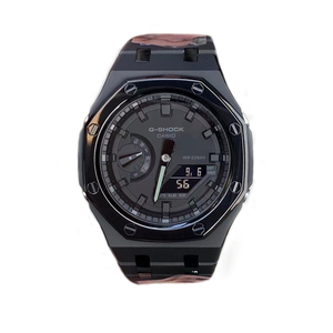 Pour <span class=keywords><strong>G</strong></span>-<span class=keywords><strong>Shock</strong></span> <span class=keywords><strong>GA2100</strong></span> 3rd Mod Kit-Boîtier et bracelet en acier inoxydable poli 3 couleurs pour les séries 4/5/6/7 44mm/45mm - Product Image 4