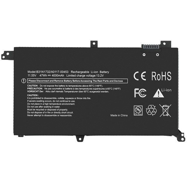 Wholesale Rechargeable Laptop Battery B31N1732 for Asus Vivobook S14 S430FA S430UA-EB015T Batteries B31Bi9H 0B200-02960400