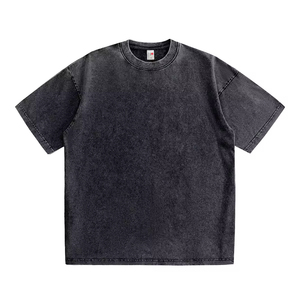 Vendita Diretta <span class=keywords><strong>di</strong></span> Fabbrica T-shirt a Maniche Corte 100% Cotone Stile Retrò Moda Tinta Unita per <span class=keywords><strong>Uomo</strong></span> - Product Image 2