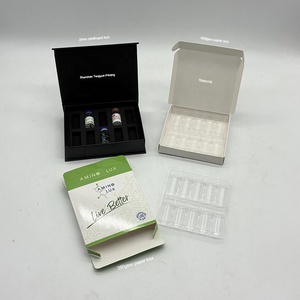 Boîte en carton pharmaceutique de 3 ml, 5 ml, 10 ml pour flacons – Emballage de qualité supérieure avec carte en papier et plateau blister - Product Image 3
