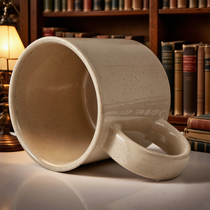 Tùy chỉnh bán buôn giá rẻ cổ điển cắm trại cup cấp thực phẩm gốm lửa trại men cốc cà phê với logo - Product Image 4