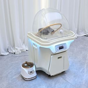 Bac à shampoing portable de luxe moderne en acrylique pour lavage de cheveux et thérapie SPA, sans tuyauterie, avec deux réservoirs d'eau, pour salon de beauté - Product Image 4