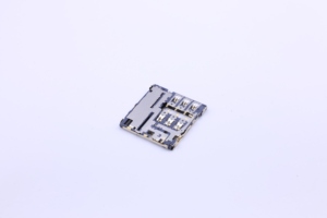 Micro <span class=keywords><strong>Sim</strong></span> Nữ Nối 4 Pin Push-Đẩy SUS Loại C USB 6P Pin Khe Cắm Thẻ Chủ Cho PCB Đẩy H1.27 Dip1.4mm Ổ Cắm - Product Image 6