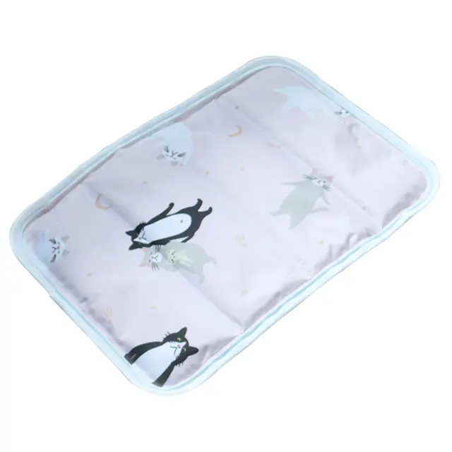 OEM Customizable Outdoor or Home Ice Silk Cool Pads Portable Washable Blanket Ice Silk Cooling Pad Breathable Ice Silk Cooling M