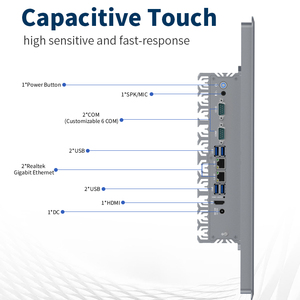 15 inch công nghiệp nhúng Bảng điều chỉnh PC cảm ứng điện dung màn hình IP65 tất cả-trong-một máy tính cho nhà máy tự động hóa - Product Image 3