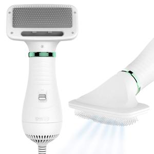 Ama-zon EE. UU. Gran oferta 2 en 1 aseo portátil con cepillo rebanador de autolimpieza temperaturas ajustables cepillo secador de pelo para perros y Mascotas - Product Image 1