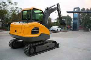 Mini-excavatrice de 4 tonnes en stock, excavatrice sur chenilles, modèle 40, petite pelle pour le désherbage dans les cours et les champs - Product Image 3