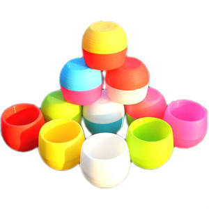 <span class=keywords><strong>Macetas</strong></span> de Plástico Coloridas <span class=keywords><strong>para</strong></span> Suculentas, <span class=keywords><strong>Macetas</strong></span> Redondas Pequeñas <span class=keywords><strong>para</strong></span> Jardinería Interior y Exterior - Product Image 5