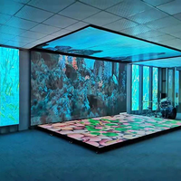 Pantalla de azulejo de suelo Led superior Pantalla interactiva de baile Video Dancefloor Party Ledscreen Displays
