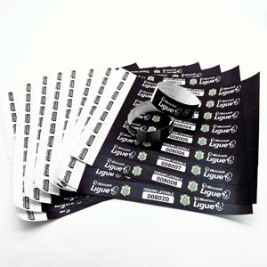 Pulsera Tyvek de papel de color neón barata/pulseras de plástico promocionales RFID personalizadas - Product Image 5