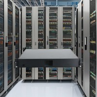 Boîtier de serveur amplificateur en aluminium extrudé sur mesure 1,5U 19'' IP54 pour appareil électronique, boîtier de rack standard