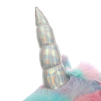Grosir Pabrik Boneka Unicorn Lucu Warna Pastel Kawaii dengan Kain Beludru Elastis dan Isian Kapas PP untuk Anak-anak dan Dewasa