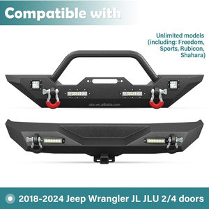 <span class=keywords><strong>Prix</strong></span> d'usine OEM tout-terrain pare-chocs avant et arrière Combo Fit 2018-2024 <span class=keywords><strong>Jeep</strong></span> <span class=keywords><strong>Wrangler</strong></span> JL JLU <span class=keywords><strong>Unlimited</strong></span> équipé d'une plaque de treuil - Product Image 6