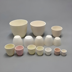 Bac en céramique d'alumine à 99 % pour usage en laboratoire HT, <span class=keywords><strong>creuset</strong></span> en céramique de 5 ml - Product Image 4
