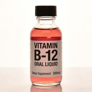 Vitamine B-12 Liquide Sublinguale en Gros, 500mcg par Portion |   Saveur naturelle de baies qui soutient l'énergie et la fonction cognitive - Product Image 1