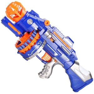 Pistolet à fléchettes en mousse à tir continu de 20 coups, jeu de tir intérieur/extérieur pour garçons, pistolet à balles souples en EVA électronique automatique, jouet - Product Image 2