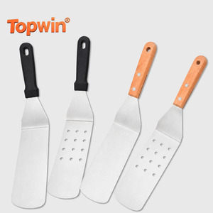 Espátula de cocina para asar, teppanyaki, pescado frito, hamburguesas, bistecs, panqueques, fideos, antideslizante, resistente a altas temperaturas - Product Image 1