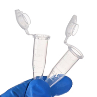 0.2mL 0.5mL 1.5mL 2mL 5mL 7mL Micro tube à centrifuger en PP à fond conique stérile pour laboratoire