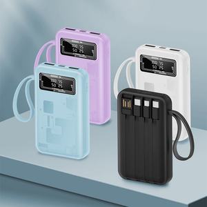 Chargeur portable en promotion, 30000mAh 20000mAh, câble intégré, chargeur de voyage, grande capacité, batteries externes pour smartphone - Product Image 1