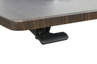 Table d'appoint mobile de bureau pour ordinateur portable, style moderne et simple, avec ressort à gaz réglable et roulettes, hauteur confortable pour chambre à coucher
