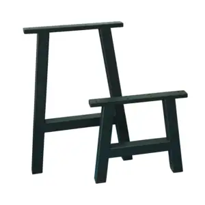 Cadres de table bureau bureau industriel X supports de banc en fonte meubles modernes en acier café salle à manger pieds de table en métal pour table