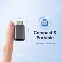 Adaptador USB4.0 8K Tipo-C Macho a Hembra, Acoplador USB C, Carga Rápida PD de 100W, Conversor de 40Gbps para Laptop, Teléfono y Equipo de Oficina