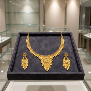 Wholesale Women's Traditional Design Micron Gold Plated Brass Short Necklaces 14K 18K 24K Box Chain Anniversary Fashion Jewelry - Product Image 3