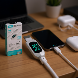 สายชาร์จเร็ว Ansty S-028 30W พร้อมหน้าจอ LED แสดงผล ความยาว 1 เมตร อุปกรณ์เสริมโทรศัพท์มือถือ พร้อมไฟแสดงสถานะ N-N-C - Product Image 2