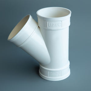 Оптовые фитинги для водопроводных труб: отвод 90 градусов из НПВХ - Product Image 2