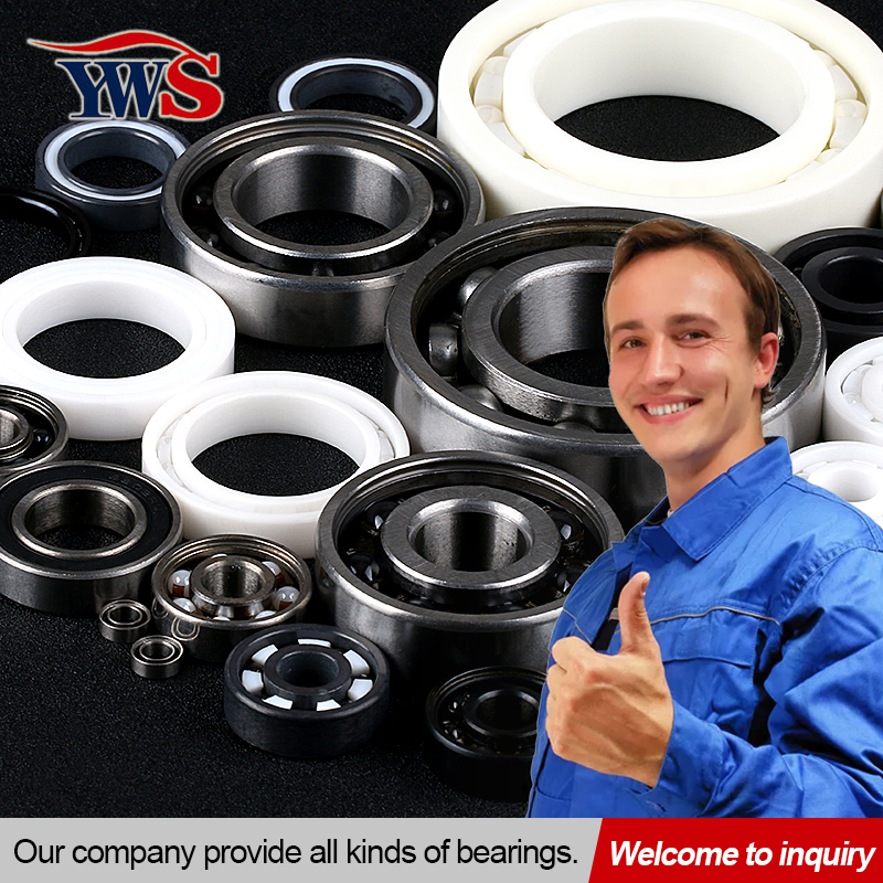 6206CE with PTFE cage no magnetic full ZrO2 Zirconium Oxide ceramic bearing 6206 ball bearing
