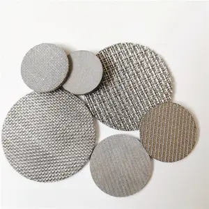 51mm 53mm 57.5mm 58.5mm Stainless Steel Sintered Mesh Disc Coffee Filter Disk Espresso Mesh Puck Screen