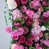 Luxuriöser handgefertigter Seidenrosen-Blumenläufer für Hochzeiten, Abschlussfeiern, Fotohintergründe, Zeremonien-Dekoration und Eingangsbereiche