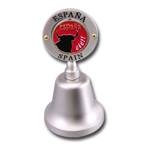 Campana de Mano de Latón Personalizada, Regalo y Recuerdo de Viaje Artesanal de Metal - Product Image 1