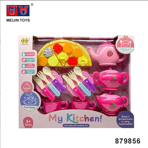 <span class=keywords><strong>Jeu</strong></span> de rôle : Ensemble de thé et de <span class=keywords><strong>pizza</strong></span> à découper - Product Image 3