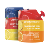 Boisson Énergétique LIFEWORTH Sports Nutrition aux Électrolytes et Mélange de Fruits, Sans Sucre Ajouté, Sans Gluten, Zéro Matière Grasse, Magnésium, Faible Teneur en Sel