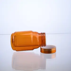 60ml chai nhựa cho sức khỏe Sản phẩm rắn Capsule chai với lót bên trong chai nhựa